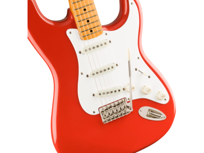 Squier Classic Vibe '50s Stratocaster[REG], Maple Fingerboard, Fiesta Red click to zoom image