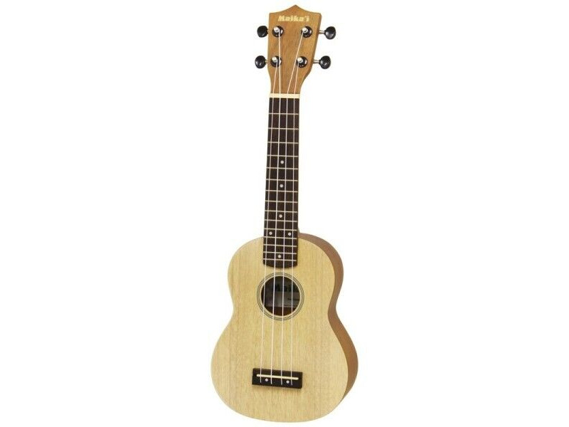 Aria Maikai MKU1 Soprano Ukulele with Bag, Natural click to zoom image