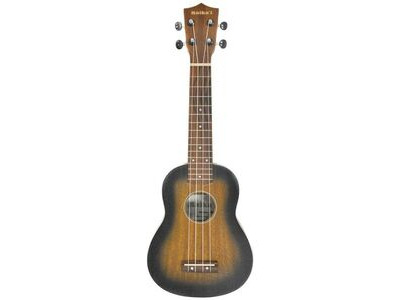 Aria Maikai MKU1 Soprano Ukulele with Bag, Brown Sunburst 