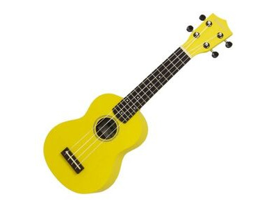 Aria Maikai MKU1 Soprano Ukulele with Bag, Yellow click to zoom image