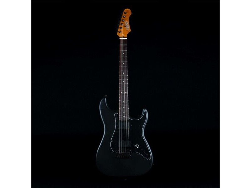Jet JS400 Matt Black Electric Guitar click to zoom image