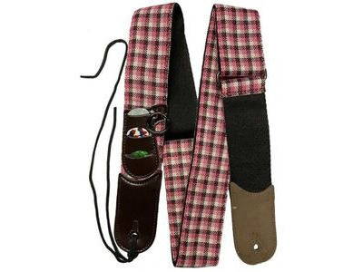 RockYou Guitar Strap Pic &amp; Capo Holder Checker