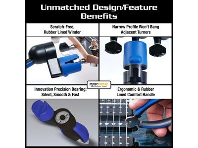Music Nomad MN218 String Change Tool Kit β 6 Piece Guitar Maintenance Set click to zoom image