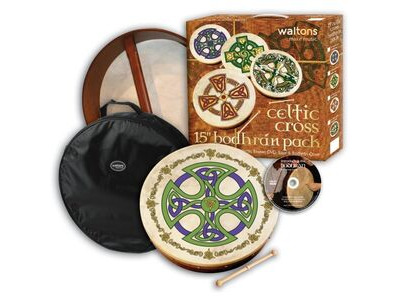 Waltons 15" Brosna Cross Bodhran Pack