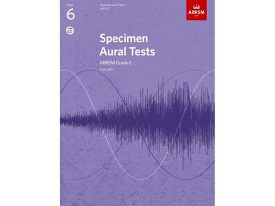 ABRSM Specimen Aural Tests, Grade 6 + CD 