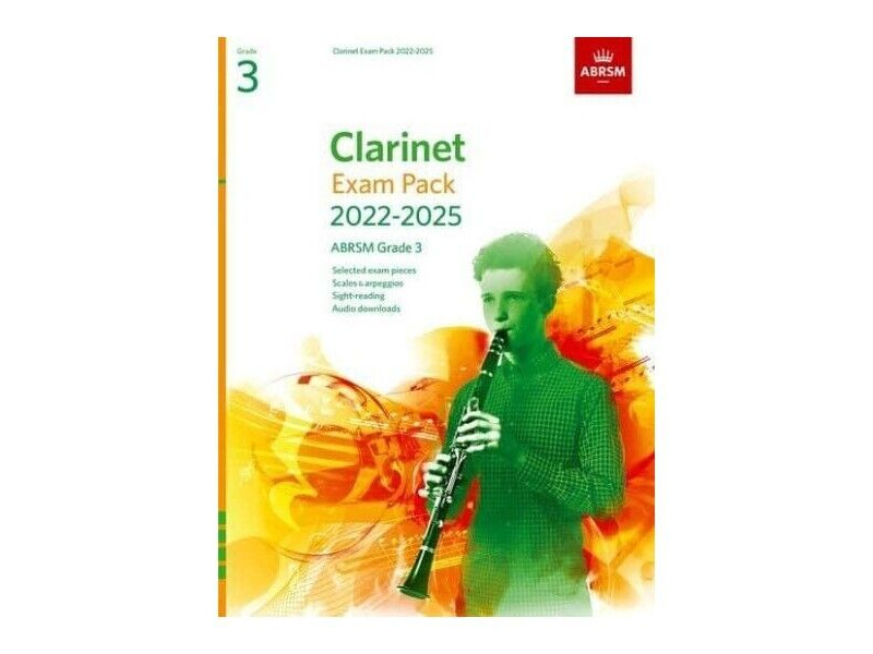 ABRSM Clarinet Exam Pack from 2022 Grade 3 click to zoom image