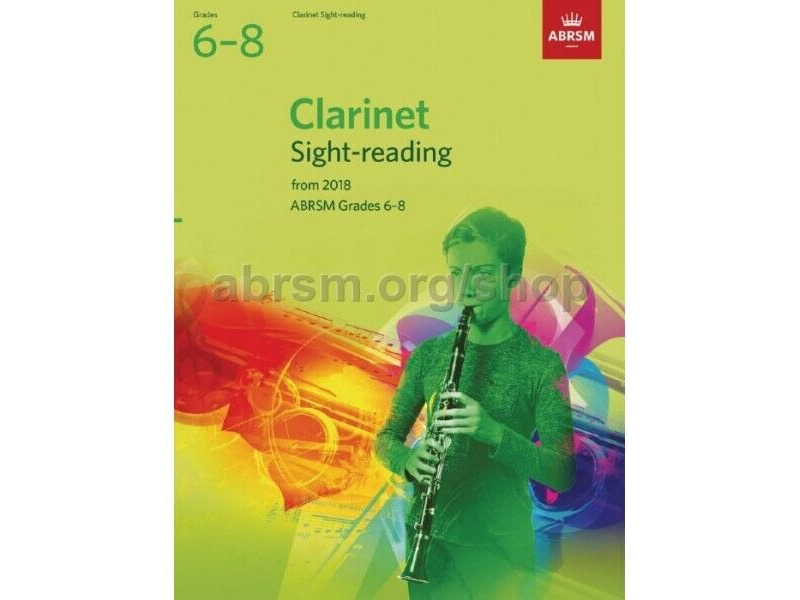 ABRSM CLARINET SIGHT READING FROM 2018 GRADE 6 - 8 click to zoom image