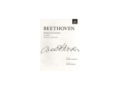ABRSM Beethoven - Sonata In G Minor Op. 49 No. 1 