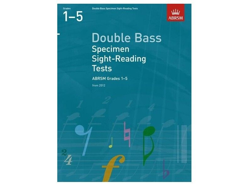 ABRSM Double Bass Specimen Sight-Reading Tests Grades 1-5 click to zoom image