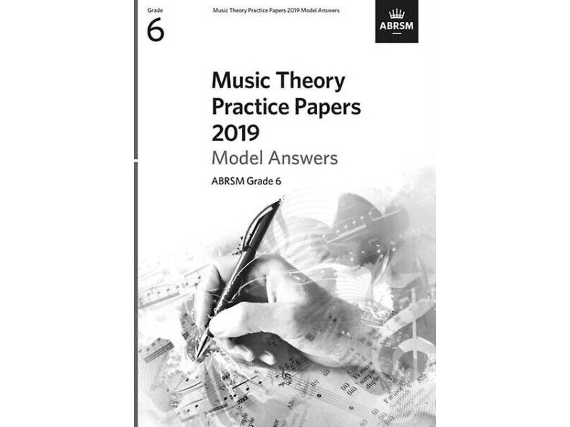 ABRSM Music Theory Practice Papers 2019 Model Answers Grade 6 click to zoom image