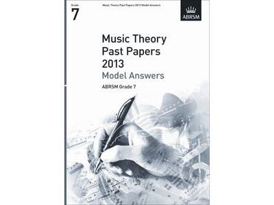 ABRSM Theory Of Music Exam 2013 Past Paper Model Answers Grade 7 