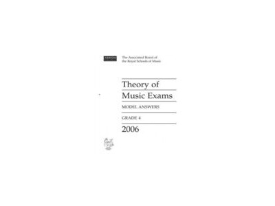 ABRSM Theory of Music Exams 2006, Model Answers Grade 4 