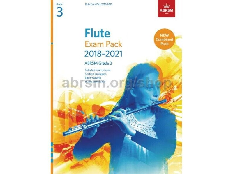ABRSM FLUTE EXAM PACK 2018-2021 GRADE 3 click to zoom image