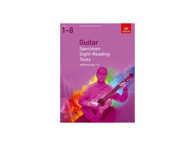 ABRSM Guitar Specimen Sight-Reading Tests Grades 1-8 