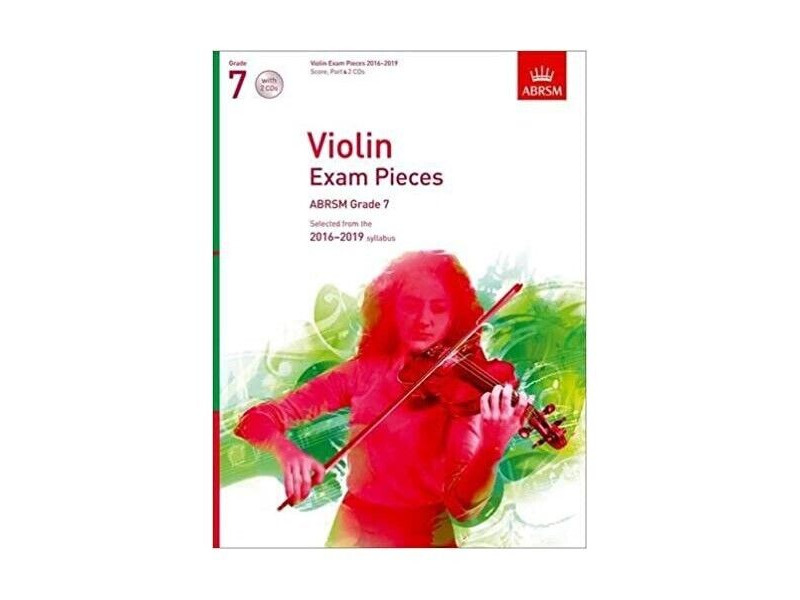 ABRSM Violin Exam Pieces 2016-2019, Grade 7, Score, Part & 2 CDs click to zoom image