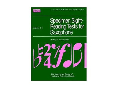 ABRSM Specimen Sight-Reading Tests for Saxophone Grades 1-5