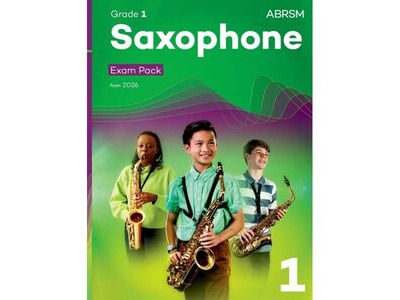 ABRSM Saxophone Exam Pack from 2026 Grade 1 