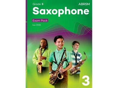 ABRSM Saxophone Exam Pack from 2026 Grade 3 