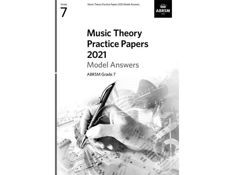 ABRSM Music Theory Practice papers 2021 Model answers Grade 7 click to zoom image