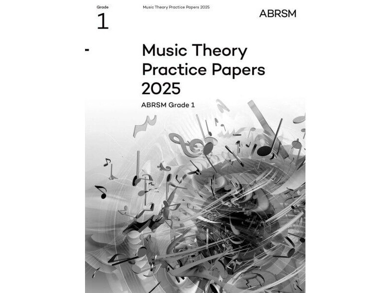 ABRSM Music Theory Practice Papers 2025 Grade 1 click to zoom image