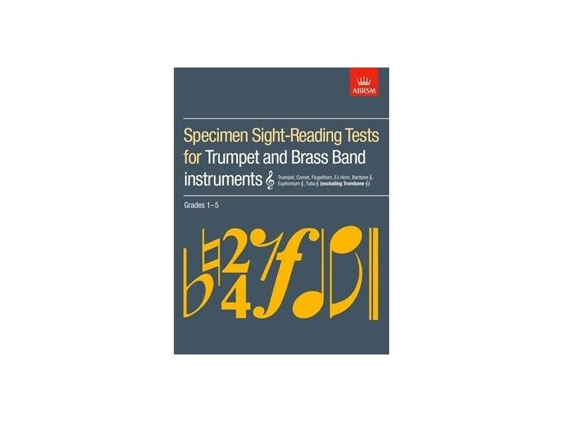 ABRSM Specimen Sight-Reading Tests for Trumpet Grades 1-5 click to zoom image