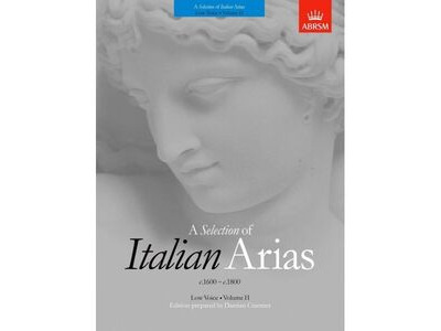 ABRSM A Selection of Italian Arias 1600-1800 Low Voice Vol 2 