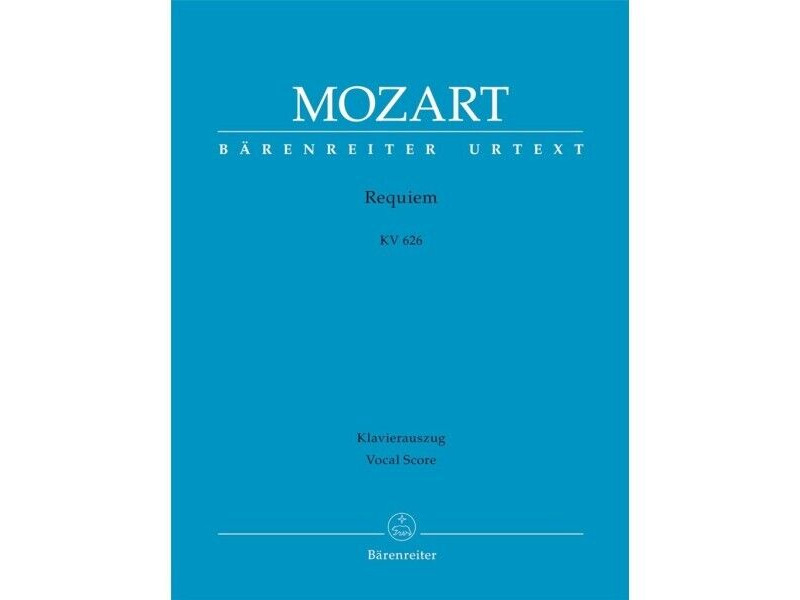 Barenreiter Mozart Piano Requiem K.626 click to zoom image