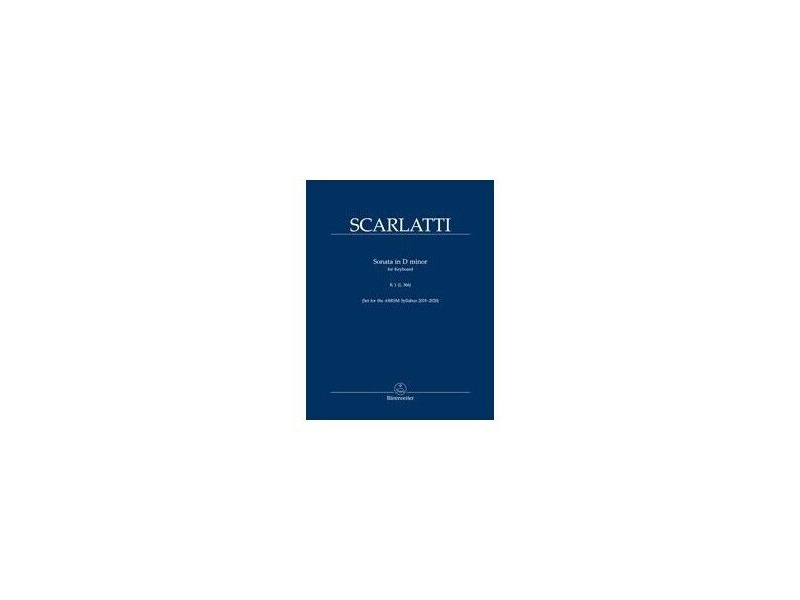 Barenreiter Scarlatti Sonata in D Minor for Keyboard click to zoom image