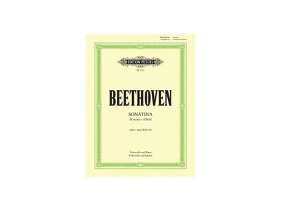 Edition Peters Beethoven Sonatina In D Minor 