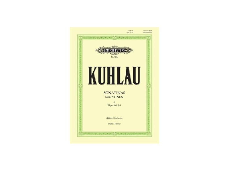 Edition Peters Kuhlau Sonatinas Vol 2 Op.60 88 click to zoom image