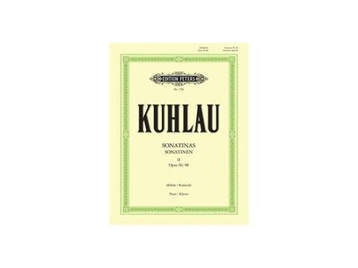 Edition Peters Kuhlau Sonatinas Vol 2 Op.60 88 
