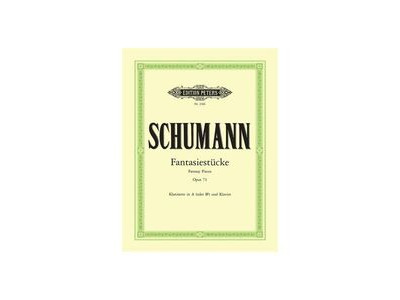 Edition Peters Schumann : Fantasy Pieces Op.73 for Clarinet and Piano 