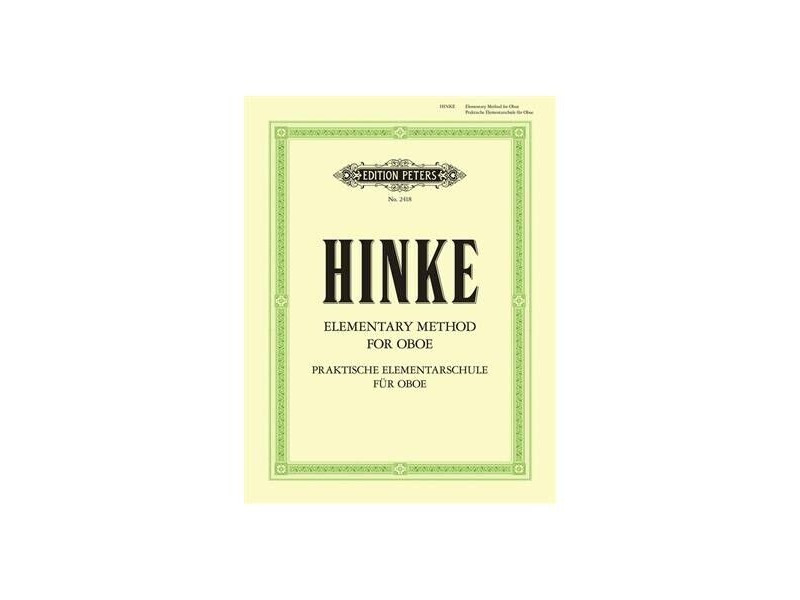 Edition Peters Hinke : Elementary Method for Oboe click to zoom image