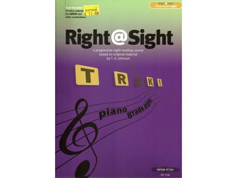 Edition Peters Right @ Sight Grade 8 Piano click to zoom image