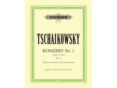 Edition Peters Tschaikowsky : Piano Concerto No. 1 in B flat minor Op. 23 (Edition for 2 Pianos) 