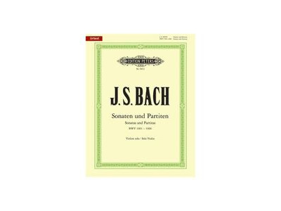 Edition Peters J.S. Bach The Six Solo Sonatas And Partitas BWV 1001-1006