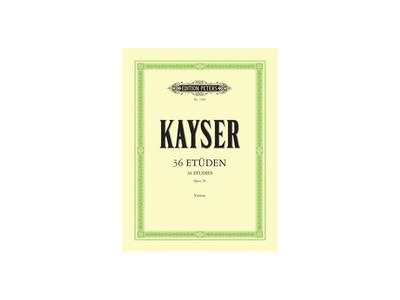 Edition Peters Kayser - 36 Studies Violin
