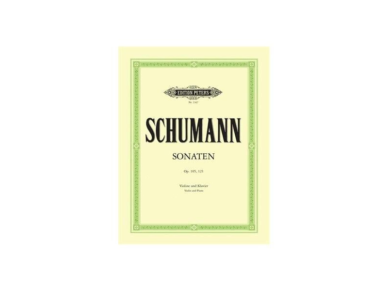 Edition Peters Schumann : Sonaten Op.105 And Op.121 click to zoom image