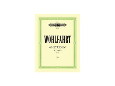 Edition Peters Wohlfahrt : 60 Studies Opus 45 Violin