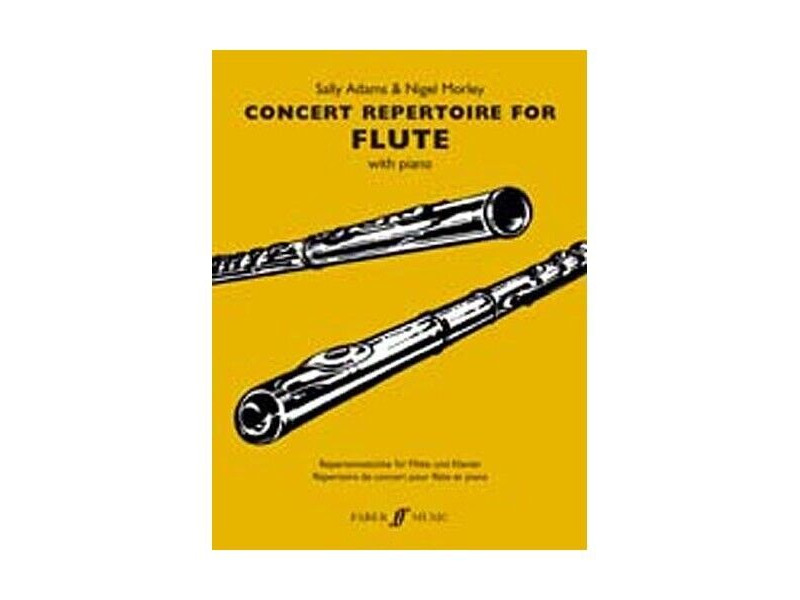 Faber Music Concert Repertoire for Flute by Sally Adams and Nigel Morley click to zoom image