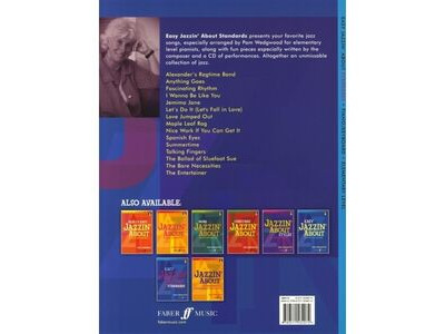 Faber Music Pamela Wedgwood: Easy Jazzin' About Standards click to zoom image