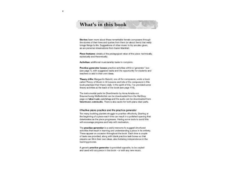 Faber Music HerStory: The Piano Collection click to zoom image