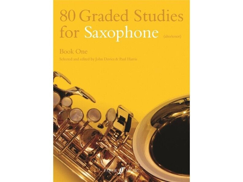Faber Music 80 Graded Studies for Saxophone: Book 1 (Alto/Tenor) click to zoom image