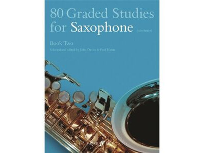Faber Music 80 Graded Studies for Saxophone: Book 2 (Alto/Tenor)