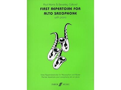Faber Music First Repertoire for Alto Saxophone with Piano