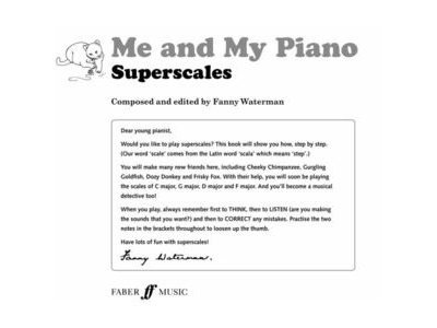 Faber Music Me and My Piano: Superscales click to zoom image