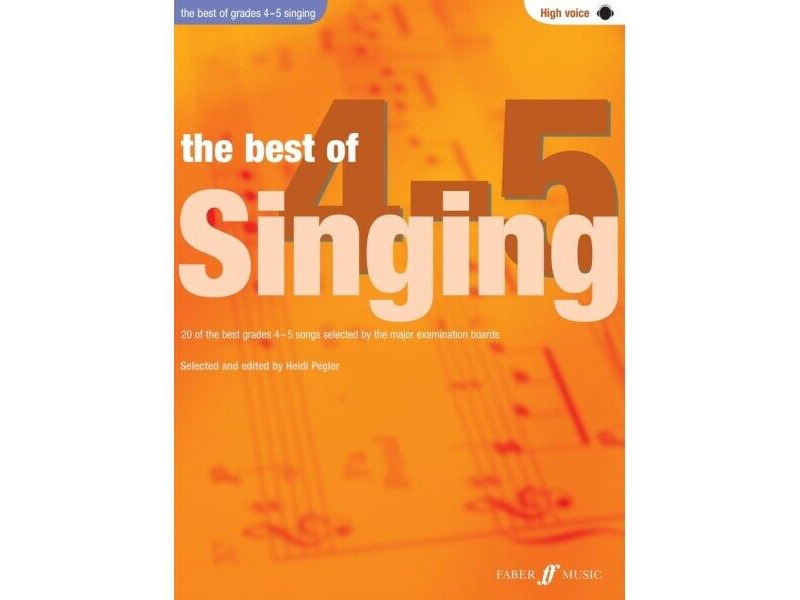 Faber Music The Best of Singing Grades 4-5 High Voice click to zoom image