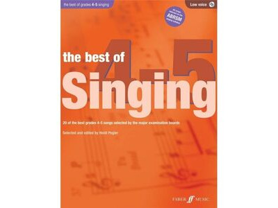 Faber Music The Best of Singing Grades 4-5 Low Voice 