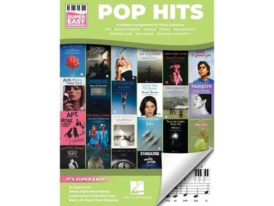 Hal Leonard Pop Hits - Super Easy Songbook 