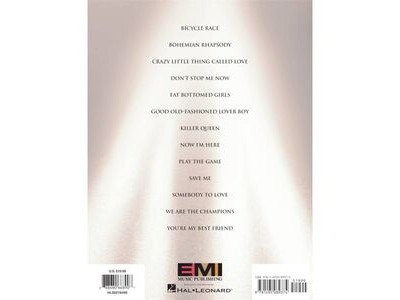 Hal Leonard Queen for Singers with Piano Accompaniment click to zoom image